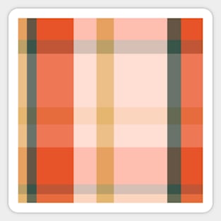 Cozy plaid tartan Sticker